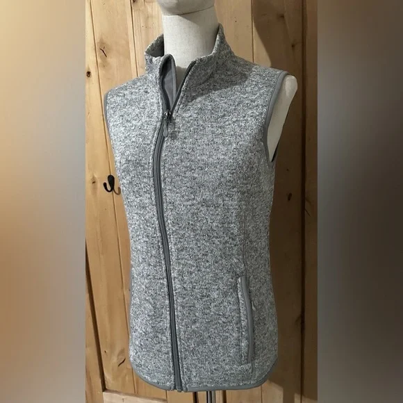Charles River Apparel Women’s Pacific Grey Heathered Vest XS - Picture 6 of 7